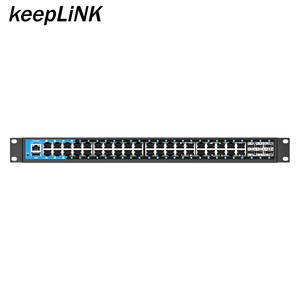 10Gbps 48端口L2/L3管理网络PoE以太网交换机6 10G SFP，带48 10 100 1000M以太网端口，用于闭路电视安全 - Product Image 2