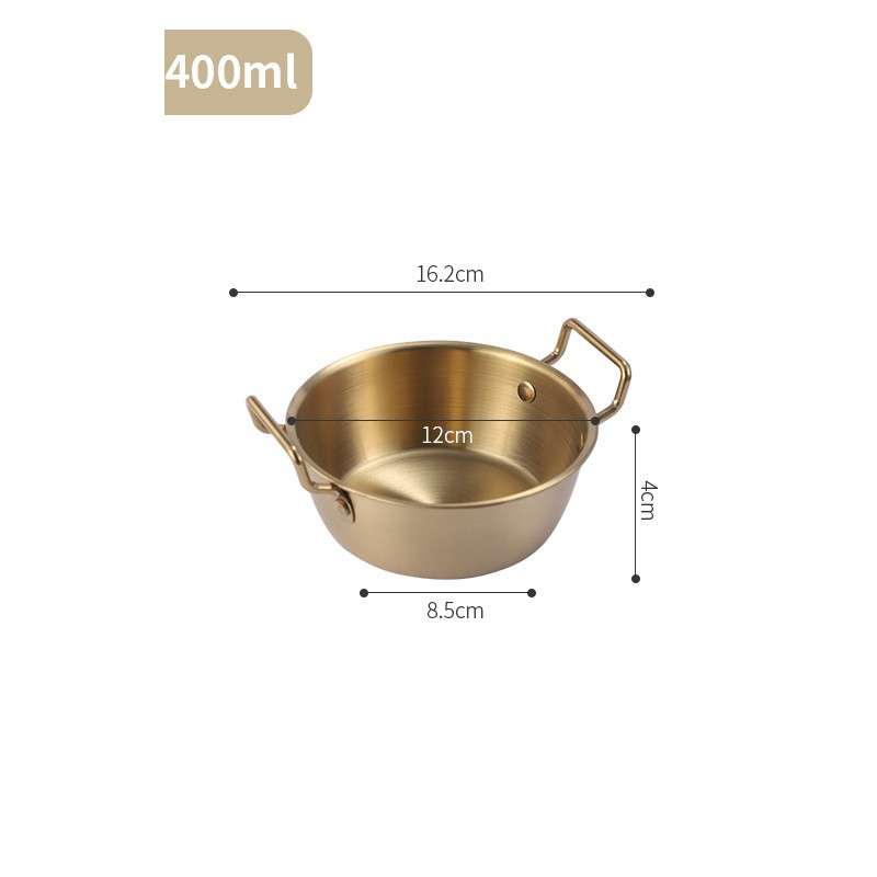 12 cm / 400 ml - Or
