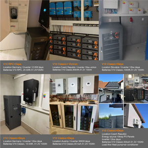 Lifopo4 51.2V pin năng lượng mặt trời lưu trữ máy chủ giá 200AH Công suất BMS bảo vệ được thiết kế lai ON-OFF hệ thống lưới sử dụng nhà chia - Product Image 5