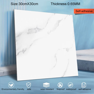 Tự dính vỏ và dính sàn gạch không thấm nước Vinyl sàn gạch sàn vinyl Sticker gạch cho nhà bếp phòng ngủ phòng tắm - Product Image 2