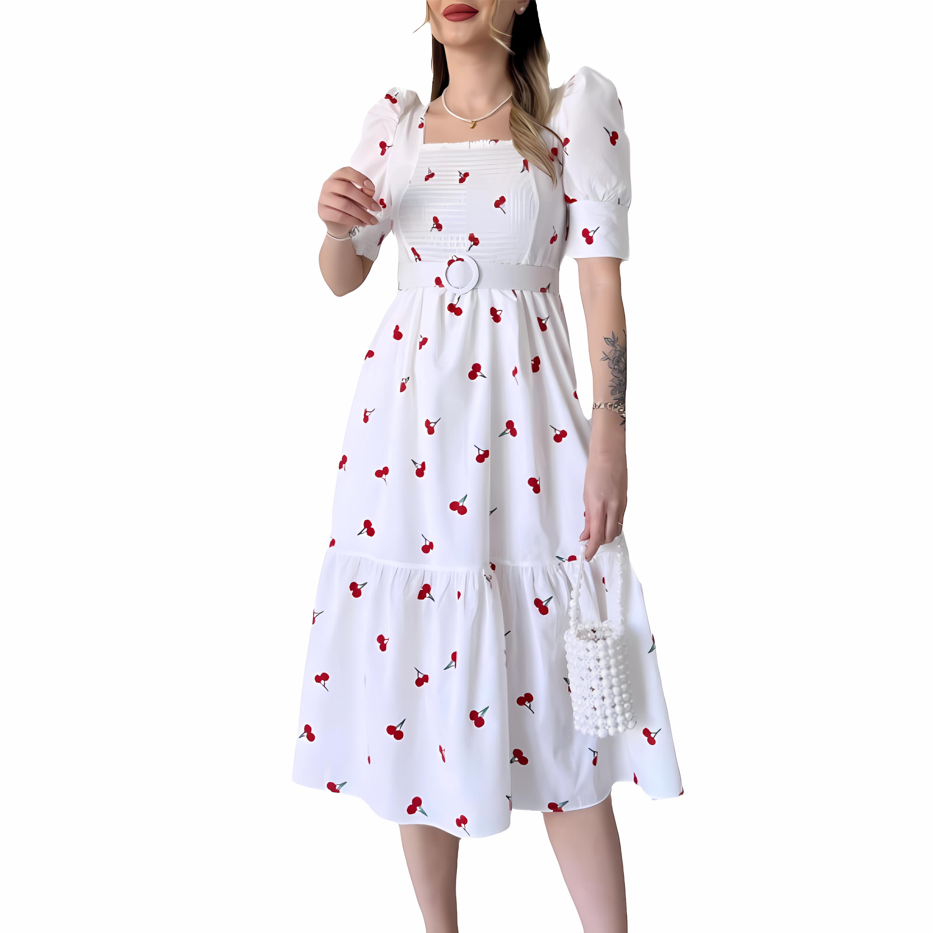 Estampado de cerezas