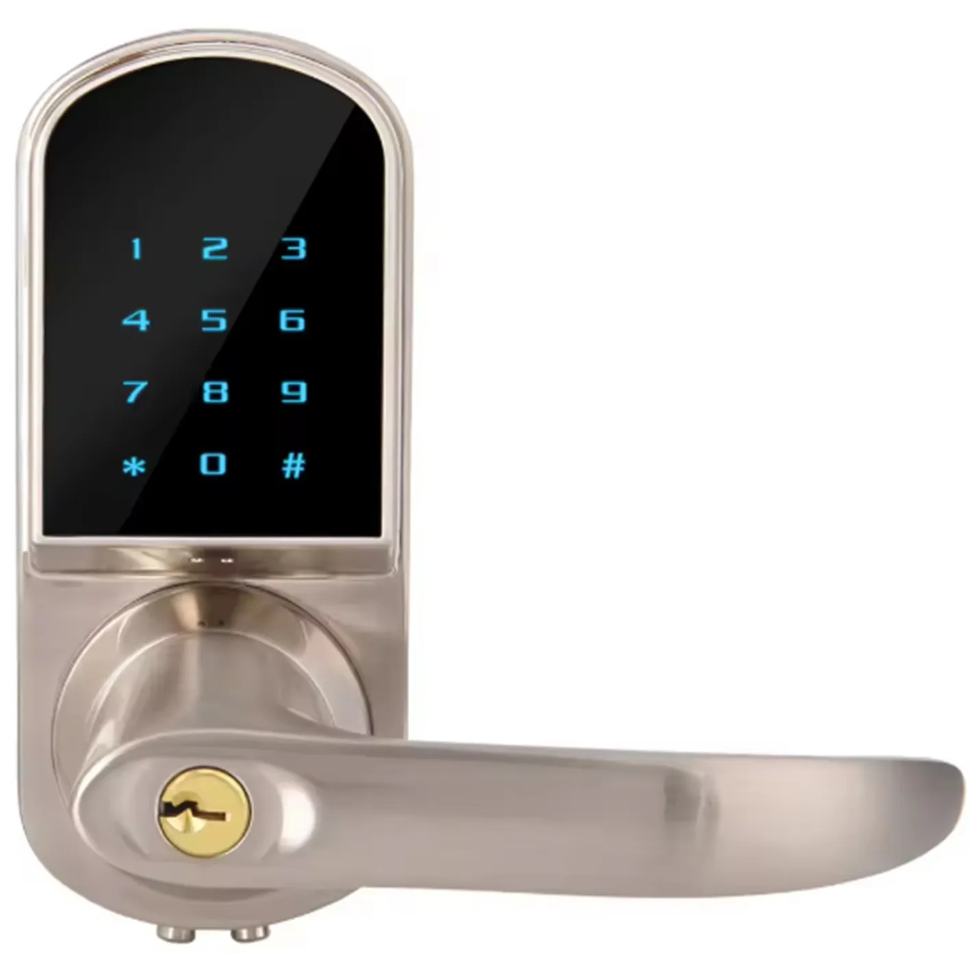 Zeise-ikon intelligent password lock door security door digital door knob lock with electronic keypad