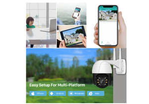 1080P PTZ Wifi IP kamera açık 4X dijital Zoom AI İnsan algılama kablosuz kamera H.265 P2P ses 2MP güvenlik güvenlik kamerası