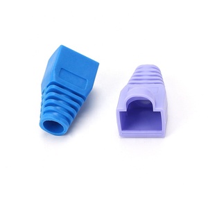 8P8C ป้องกัน Cat5 Cat6 RJ45 ฝาครอบปลั๊กโมดูลาร์ PVC ขั้วต่อรองเท้าบู๊ทส์ปลั๊ก rj45 - Product Image 6