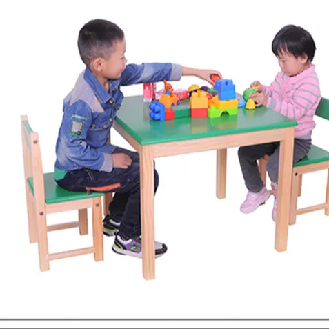 Student Holz Kinder möbel Lernt isch und Stuhl Set Holz Spieltisch