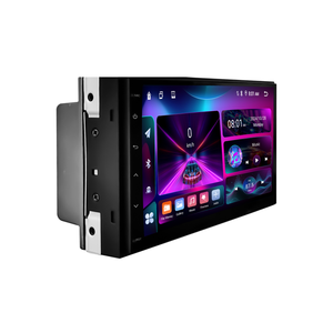 Ultra Slim 7 inch đài phát thanh xe 6 + 128 gam 360 độ máy ảnh DIN đôi Android Stereo cho phổ phương tiện đi lại estereo de ô tô - Product Image 1