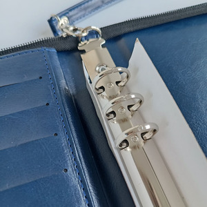 Novo estilo carteira saco fábrica zíper pu couro orçamento planejador a5 dinheiro envelopes orçamento fichário <span class=keywords><strong>notebook</strong></span>
