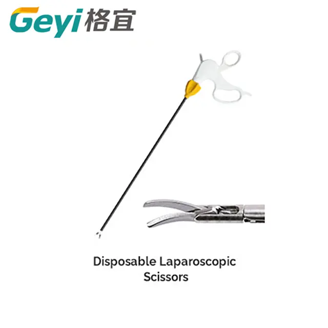 Instruments/forceps chirurgicaux laparoscopiques jetables: Dissecteur du Maryland, pince fenestrée, ciseaux incurvés