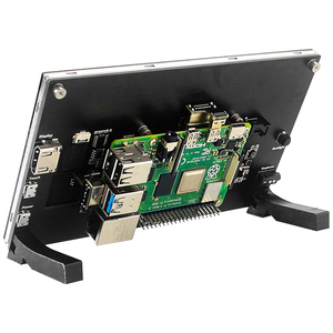 Raspberry Pi 7 Zoll Touch-LCD IPS 1024 x 600 HD Bildschirm kapazitatives Display für Rsp 4B/3B+/3B JetsonNan PC Fenster mit Halterung - Product Image 6