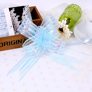 30mm Large Size Snow Gauze Hand Pull Wedding <strong>Supplies</strong> Gift Packaging Bow Decorative Pull <strong>Ribbon</strong> Manufacturers <strong>Wholesale</strong> - Product Image 2