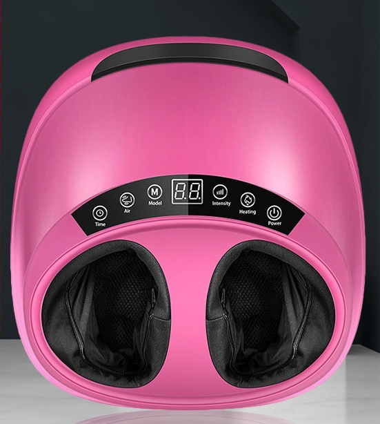 Machine de massage des pieds rouge à quatre boutons