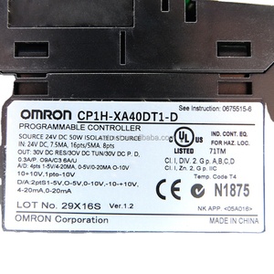 Módulo de Cpu de entrada Plc CP1H, controlador lógico programable, Micro PLC para posición de 4 ejes de alta velocidad, CP1H-X40DT-D - Product Image 4