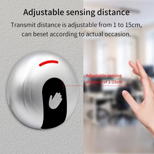 Interruttore a pulsante Wifi No Touch pulsante di uscita a infrarossi controllo accessi Touchless sensore interruttore di rilascio della porta - Product Image 6