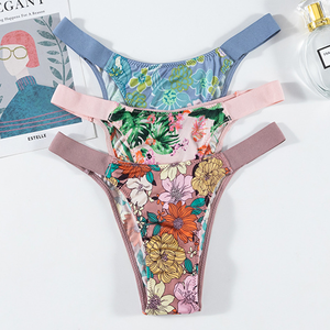 Producto más vendido Diseño colorido Tanga Muestra Tangas Bragas sexy para mujer Tanga
