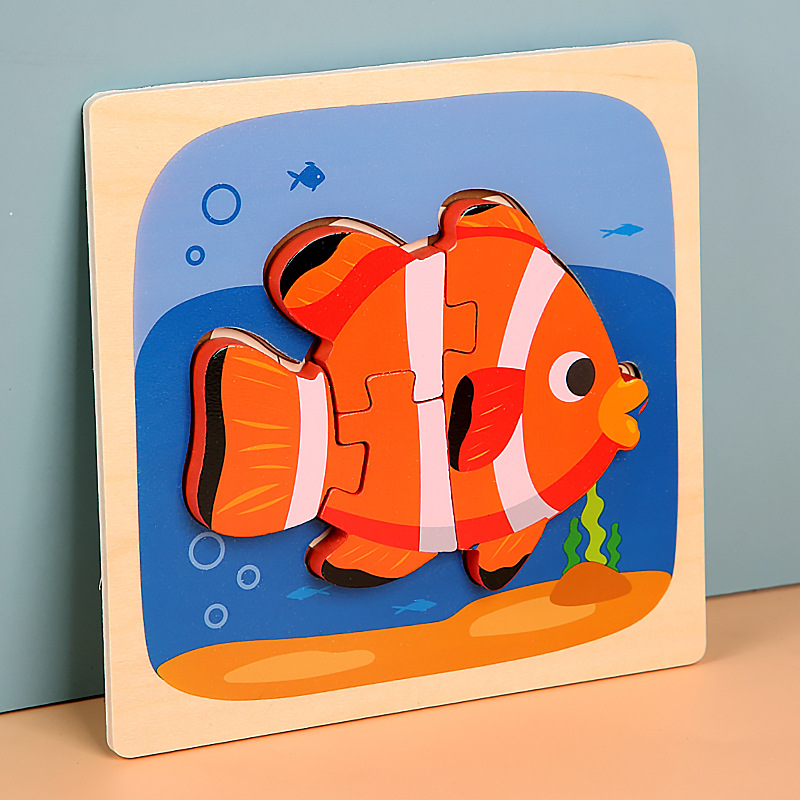 Fish-22 types de petits puzzles à clipser
