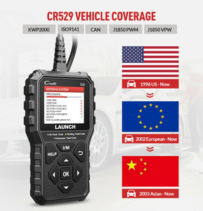 Yeni başlat Creader 529 CR529 OBD2 tarayıcı otomotiv tanılama aracı OBDII kod okuyucu hata kodu okumak OBD tarama DIY kod okuyucu - Product Image 3