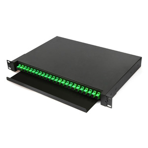 SC APC 24芯抽屉式接线盒1U 19 ”滑动式机架安装光纤24端口接线板 - Product Image 2