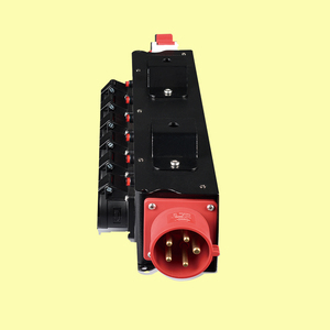 CEE 32A 5P <strong>Input</strong> 16A <strong>Output</strong> Portable Power Distribution Distro Splitter Box