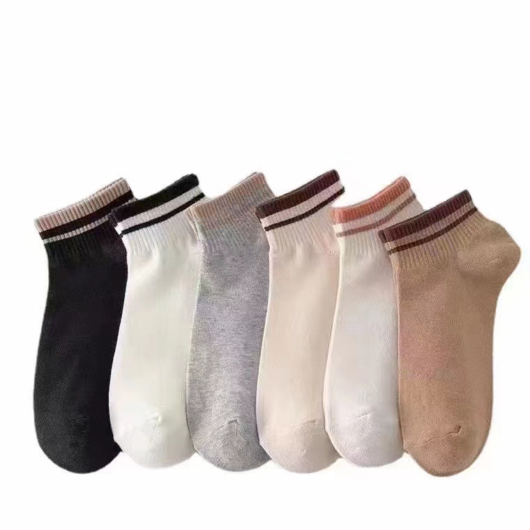 Chaussettes unisexes-rayures simples