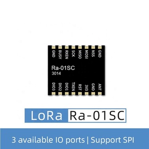 Ra-01 Ra-01SC LoRa-Frequenz modul SPI UART-Schnitts telle LLCC68 433MHZ Wifi Wireless Trans mit LoRa-Modul 433MHZ RF-Modul