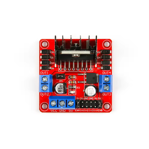 L298N Dual H Bridge DC Stepper Motor Driver modulo di bordo per Robot di tracciamento intelligente del veicolo - Product Image 6