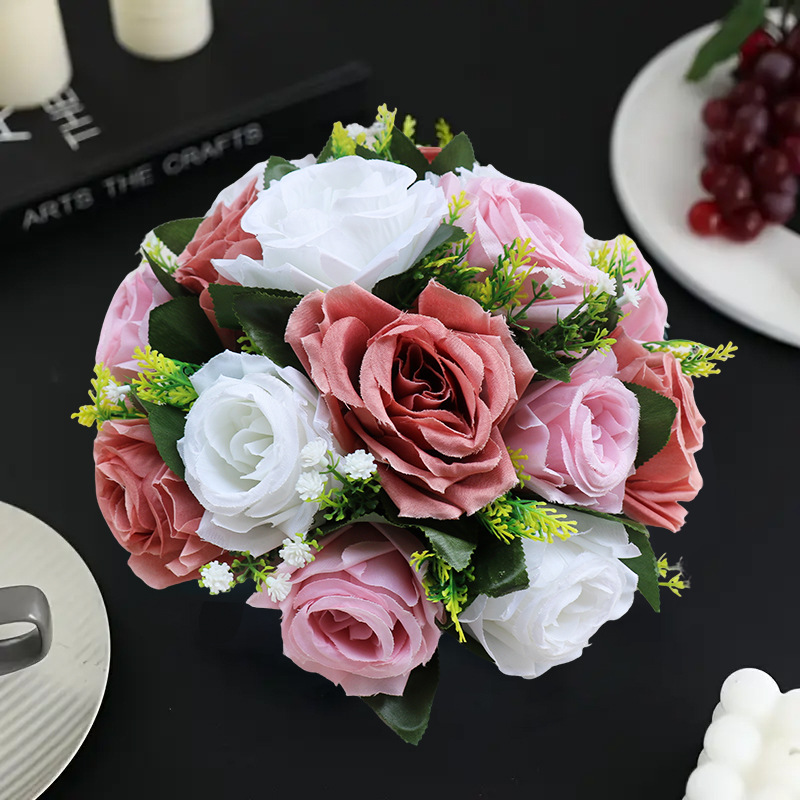 Rosa sucio + blanco