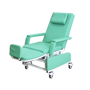 Mobil hastane tıbbi kan diyaliz recliner sandalye iv kutup ile hasta için - Product Image 2