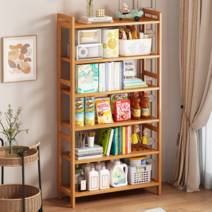 Giá Đựng Đồ Nhiều Tầng Kệ sách đơn giản sàn gia dụng Vách ngăn phòng khách đa chức năng chống lại kệ treo tường - Product Image 3