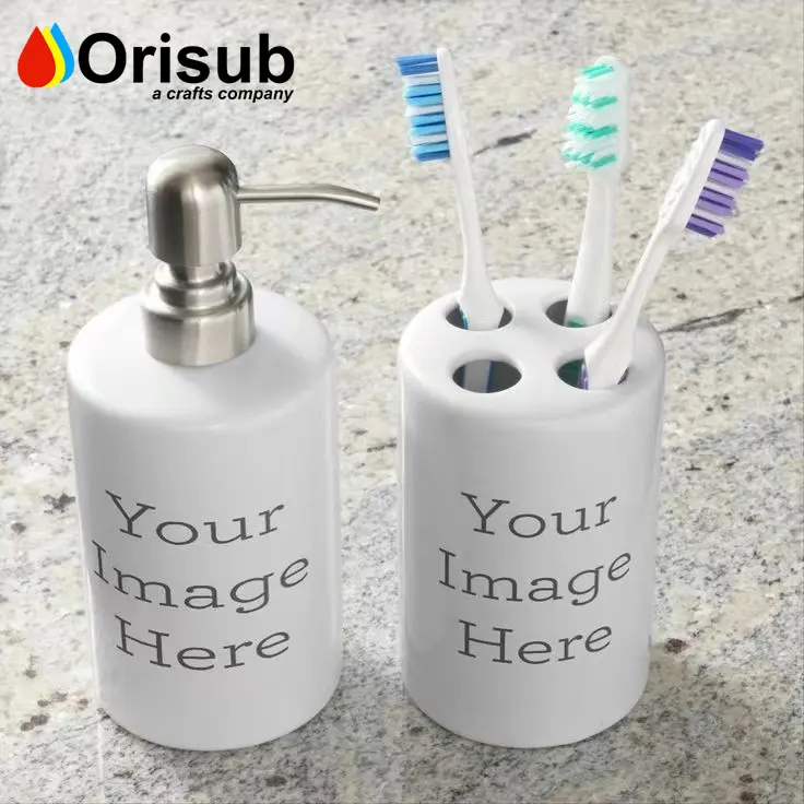 Диспенсер для мыла и держатель для зубной щетки с индивидуальным логотипом