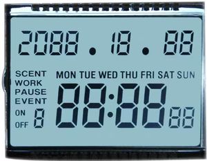 Auto-Umkehr radar mit Video-LCD-Anzeige Temperatur-und Feuchtigkeit regler LCD-Bildschirms egment Zeigt die Produkt kategorie an