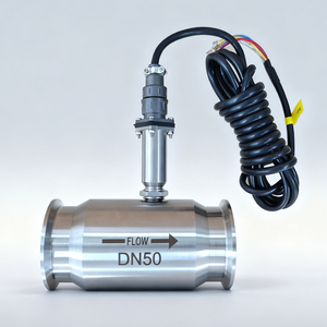 Customizable OEM 2 Inch 1 Inch Variable Area Water/Oil/Liquid Flowmeter Pulse Signal Clamp-On Connection SS304 Material High - Product Image 4