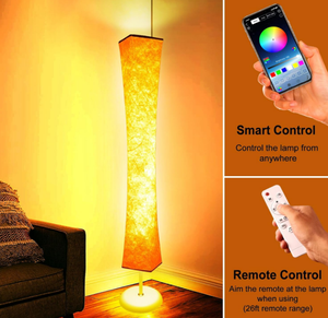 Lampada da terra verticale che cambia colore programma di applicazione lampada ad angolo a LED e telecomando controllo atmosfera intelligente - Product Image 4