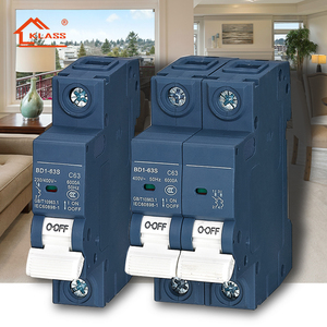 Disyuntor en miniatura MCB, 1P, 2P, 3P, 4P, Mini MCB, 1A-63A, CA, diferentes tipos