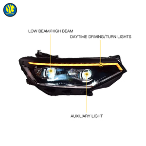 Volkswagen VW Passat B8 B8.5 2020 2022 için ön işık yükseltme yüksek yapılandırma dinamik sinyal projektör otomobil parçaları far montaj - Product Image 5