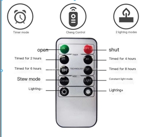 Remote Cycling 24 Stunden Timer Flammen lose Kerzen Batterie betriebene Kontroll säule LED-Kerzen - Product Image 3