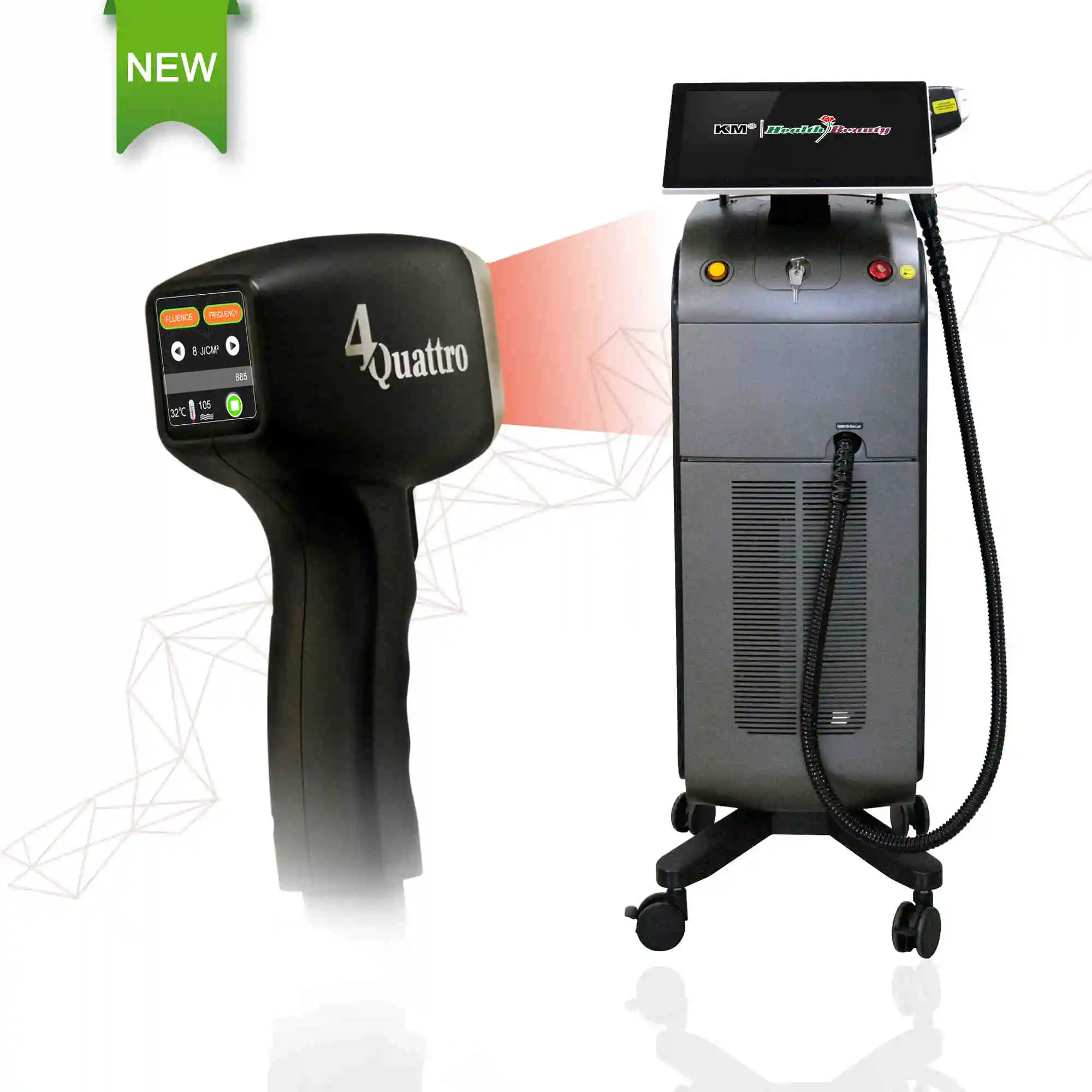 2023 новый оптовый медицинский диодный лазер с 4 длинами волн, профессиональная машина для удаления волос