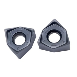 WNMU080608 KT8060 Fast Feed Carbide Inserts 10PCS CNC Lathe <strong>Cutter</strong> with <strong>PCD</strong> &amp; CBN Coating for Milling &amp; Turning Tool - Product Image 2