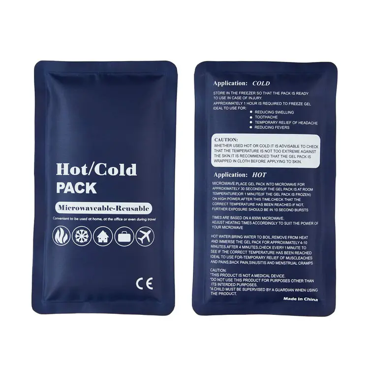 Hot Selling Factory Wholesale Custom Hot and Cold Pack Reusable Gel Ice Pack