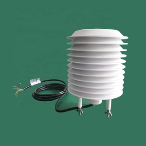 9-30V Input <strong>Analog</strong> 4-20mA and Digital RS485 Modbus <strong>Output</strong> Air <strong>Temperature</strong> Humidity <strong>Sensor</strong> with Solar Radiation Shield