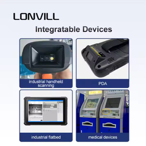 LONVILL lector de tarjetas RFID de larga distancia mini lector de código de barras IP67 a la venta, lector de código QR TCP IP con USB RS232 - Product Image 6