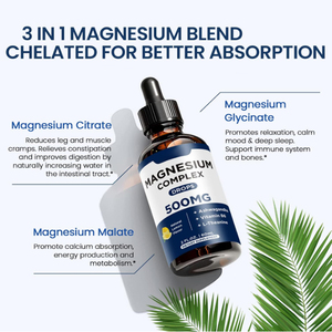 Free Sample Calcium Magnesium Glycinate Liquid Drops Herbal Supplements for Stress Relief <strong>Sleep</strong> &amp; Nerve Bowel Function - Product Image 5