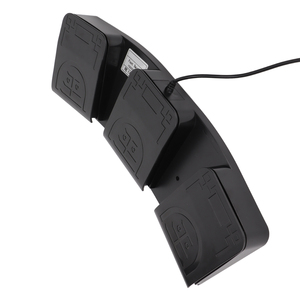 USB ножная педаль тройные клавиши MIDI Контроллер механический переключатель программируемая компьютерная клавиатура для игр