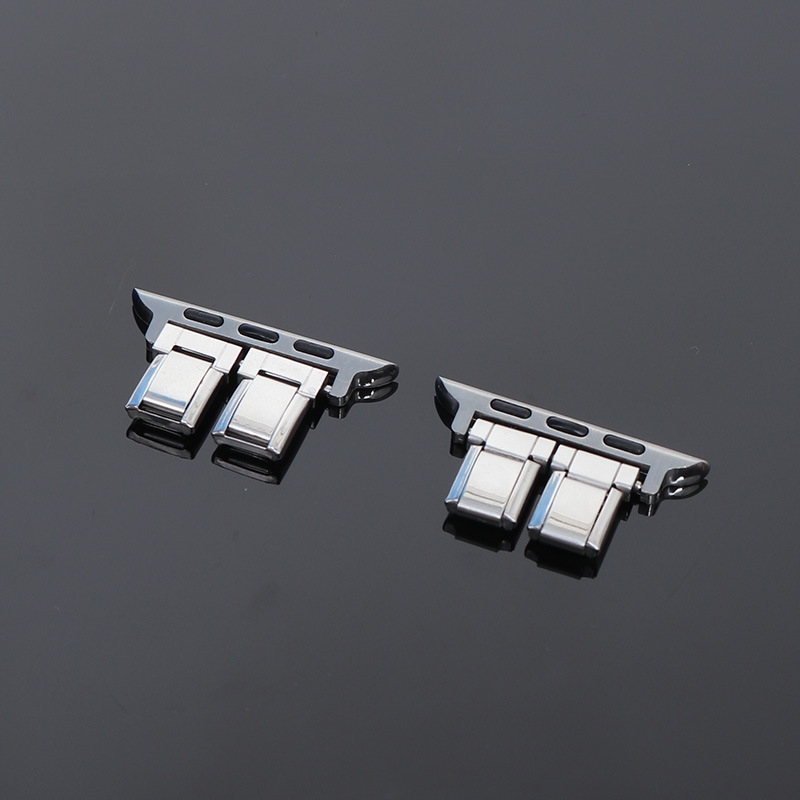 38/40/41 mm-Doble bucle plateado