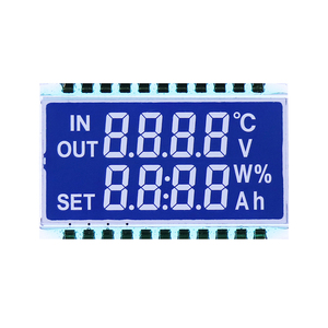 China Factory Segment Code LCD-Bildschirm Mehrere Farben Benutzer definierte Größe Segment code LCD-Anzeige LCD-Displays für Stromzähler