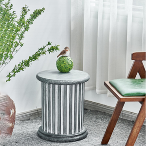 Modern tasarım MGO küçük akıllı yan masa fiber kil sehpa ev için - Product Image 3