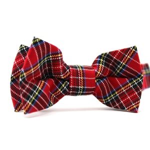 Mackay Tartan Bowtieファッションイージーウェア調整可能コットンプレタイドチェック子供子供用カスタム男の子用蝶ネクタイ