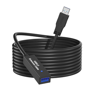สายต่อขยาย3.0 USB แบบอิสระ5Gbps เสถียรภาพในการส่ง30เมตรมีถักเปียป้องกันสำหรับกล้องคอมพิวเตอร์ - Product Image 1