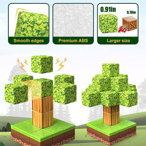 2024 khối từ MC thế giới của tôi Khối Tự Làm Ngoại vi nam châm đồ chơi trẻ em câu đố xây dựng khối Thiết Lập Mô hình đồ chơi - Product Image 6