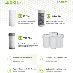High Quality Double Lock Quick Fitting Water Purif Water <strong>Filter</strong> High Pressure Plastic Transparent Kitchen Water Purifier <strong>Filter</strong> - Product Image 3