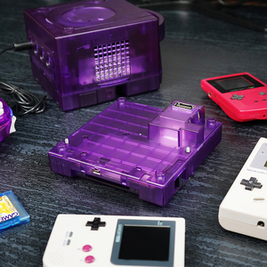Bitfunx saydam durumda GC yedek taban kabuk için GBA Gameboy Gamcube konsolu için Gameboy oyuncu DOL-017 - Product Image 2